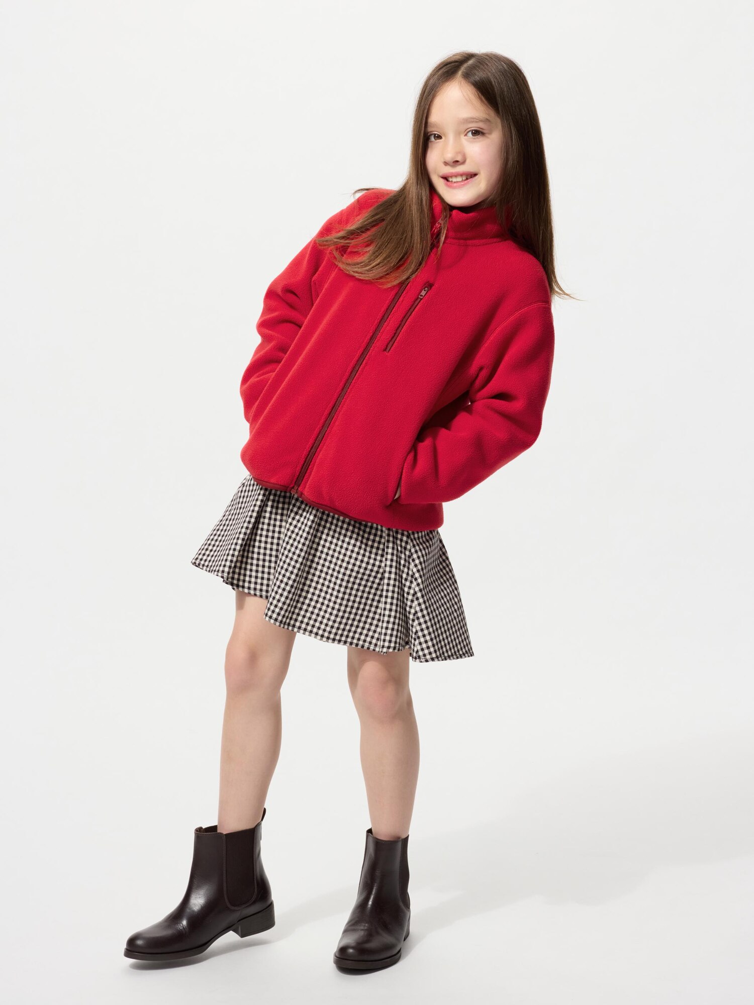 Детская флисовая куртка с капюшоном