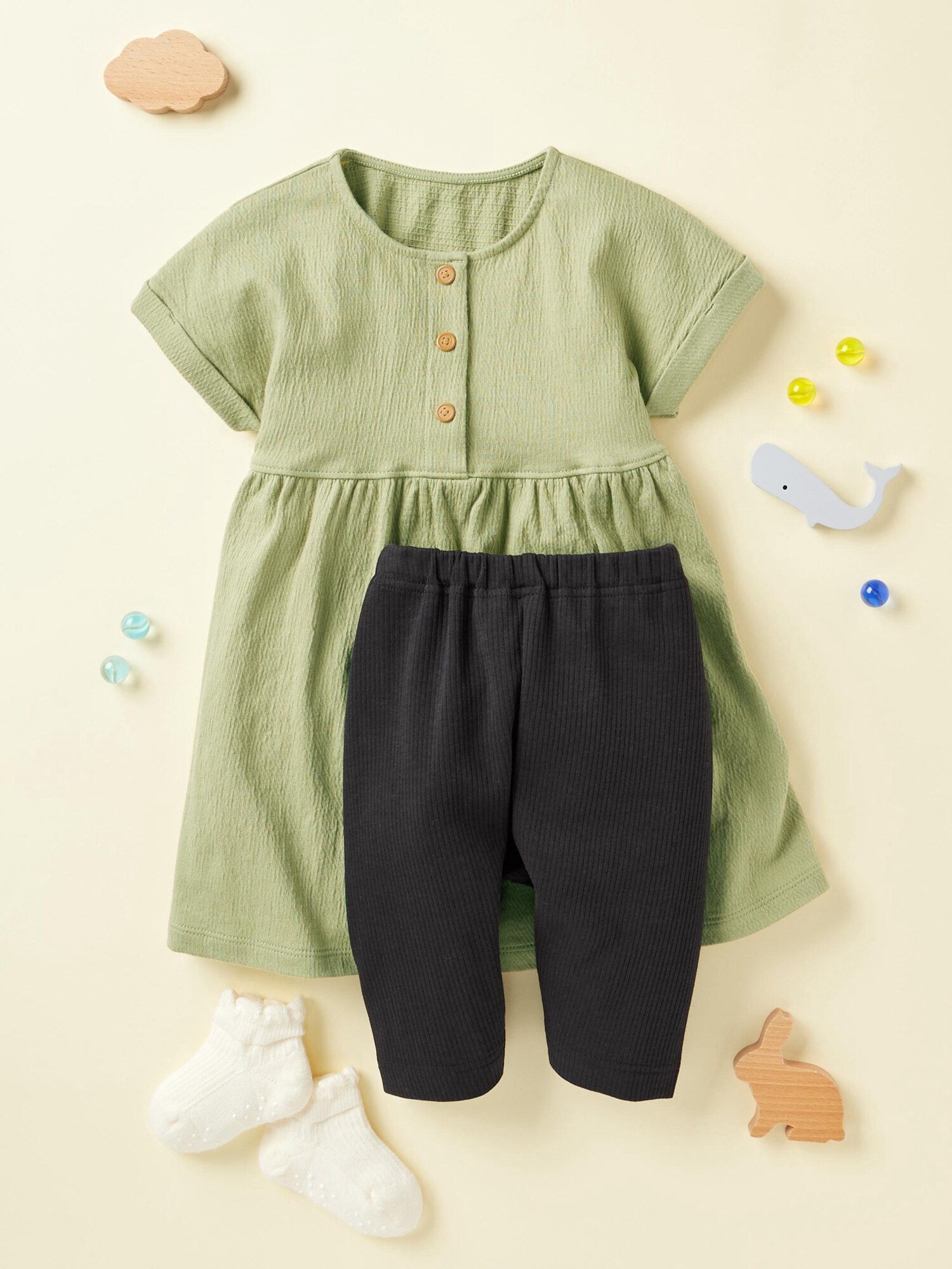 Леггинсы кроп 7/8 в свободном крое BT, AIRism