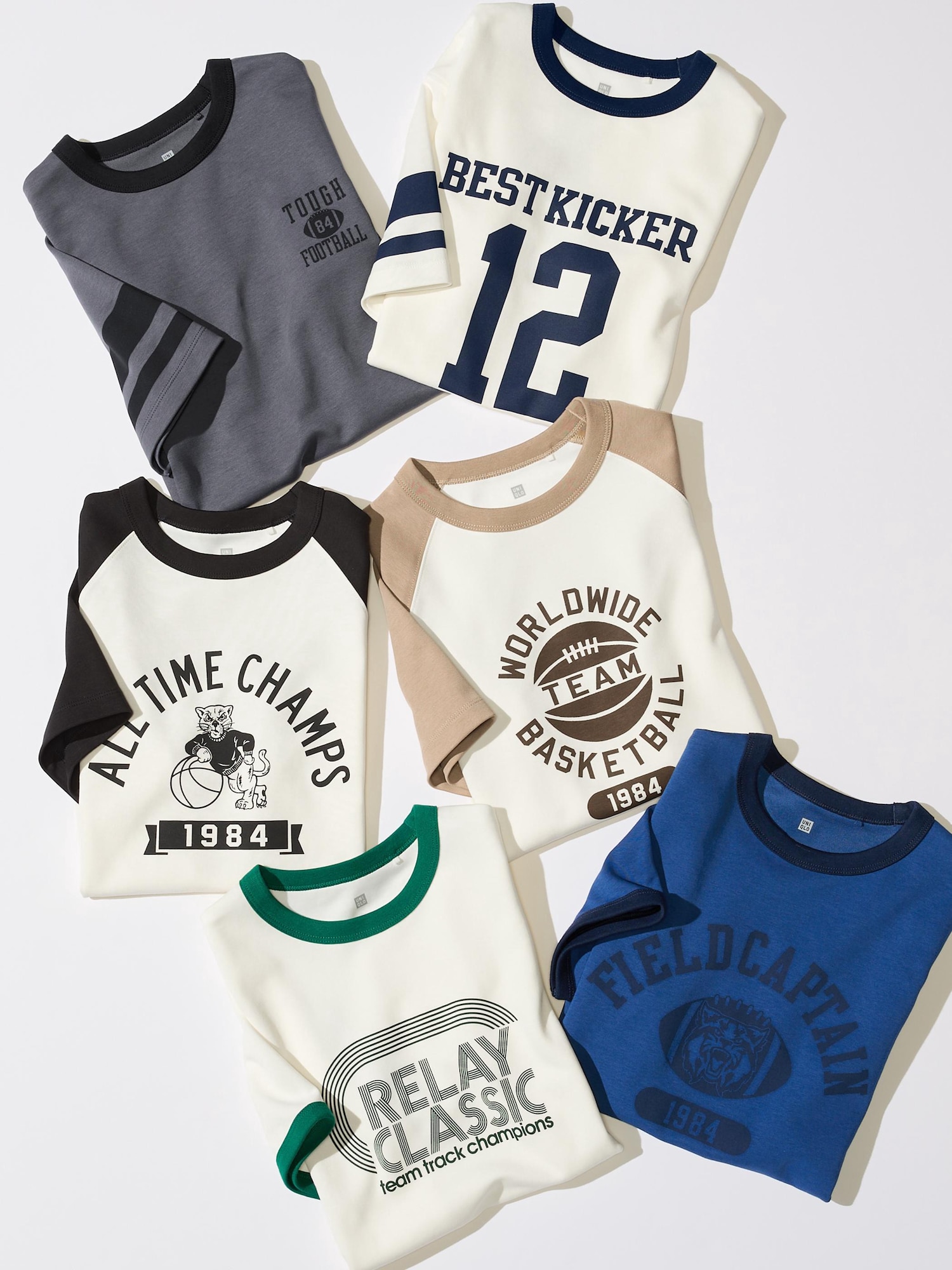 Детская футболка с круглым вырезом из хлопка и ткани AIRism с принтом (с перекрестными бретельками)