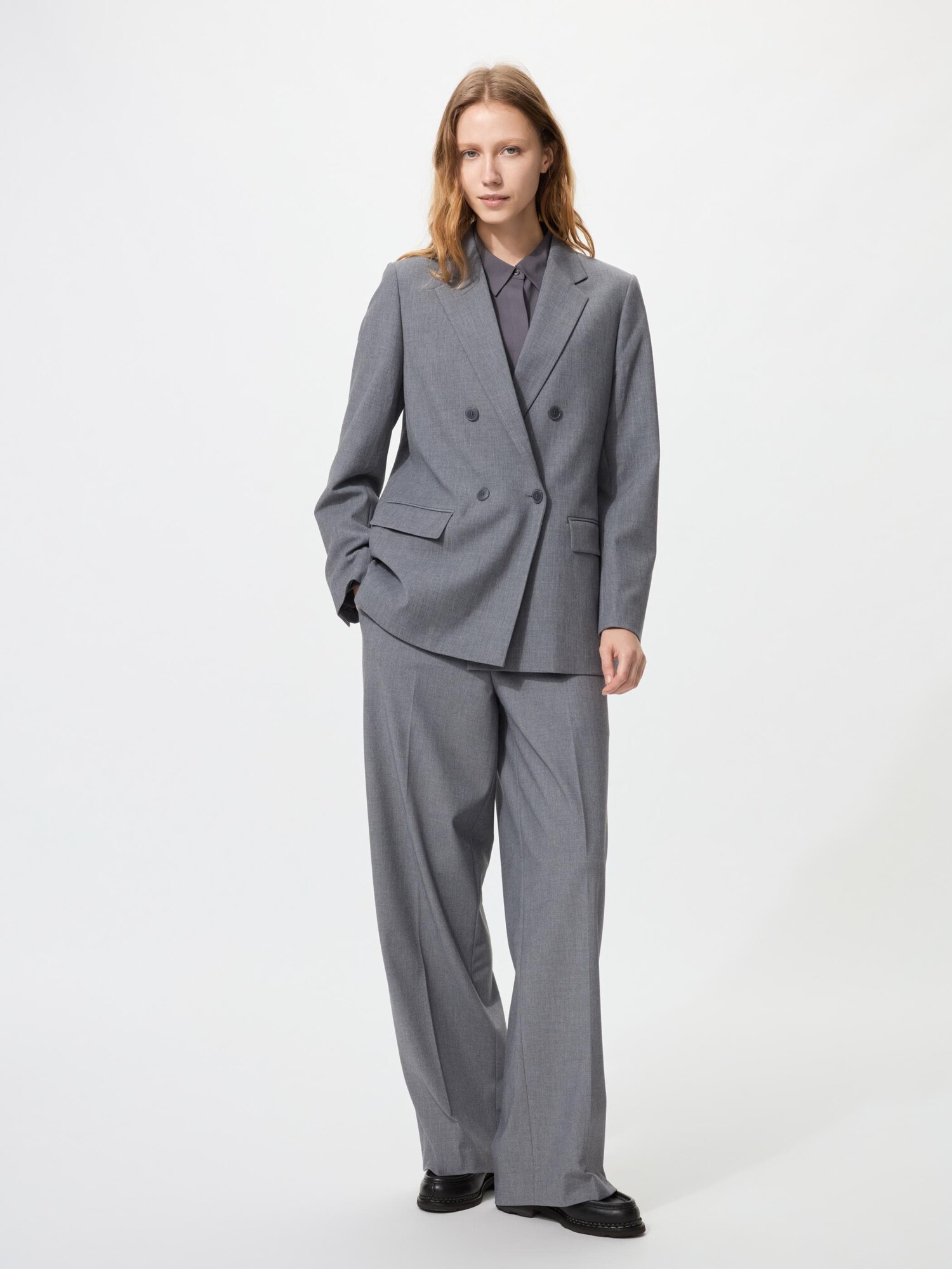 Двубортный пиджак (можно использовать в комплекте)