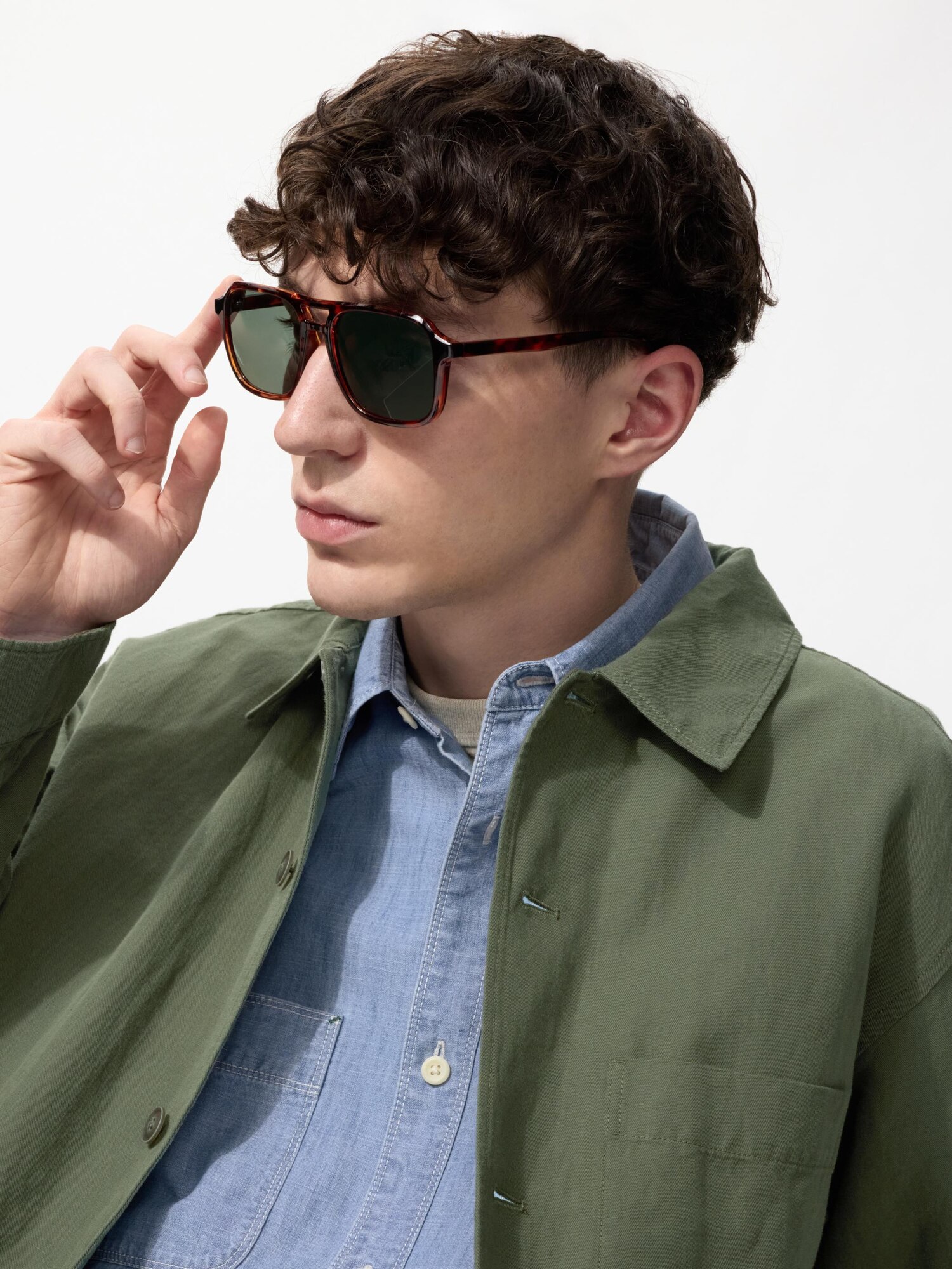 Солнцезащитные очки (с двойной перемычкой)