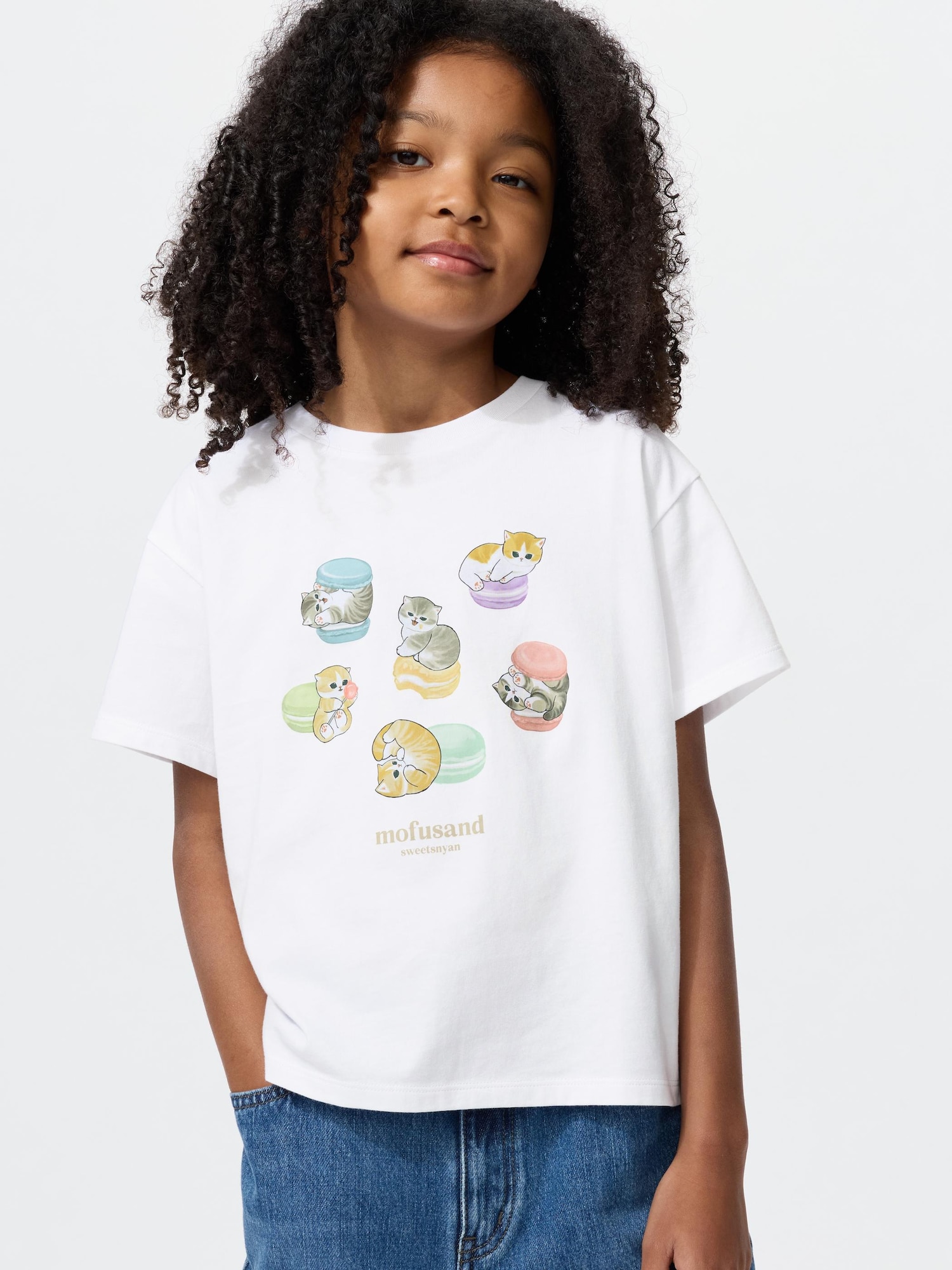 Девочки, футболка UT с графическим принтом, короткий рукав