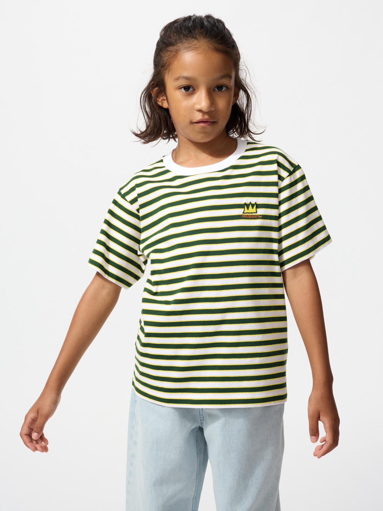 Детская футболка с графическим принтом NY POP ART, Basquiat A