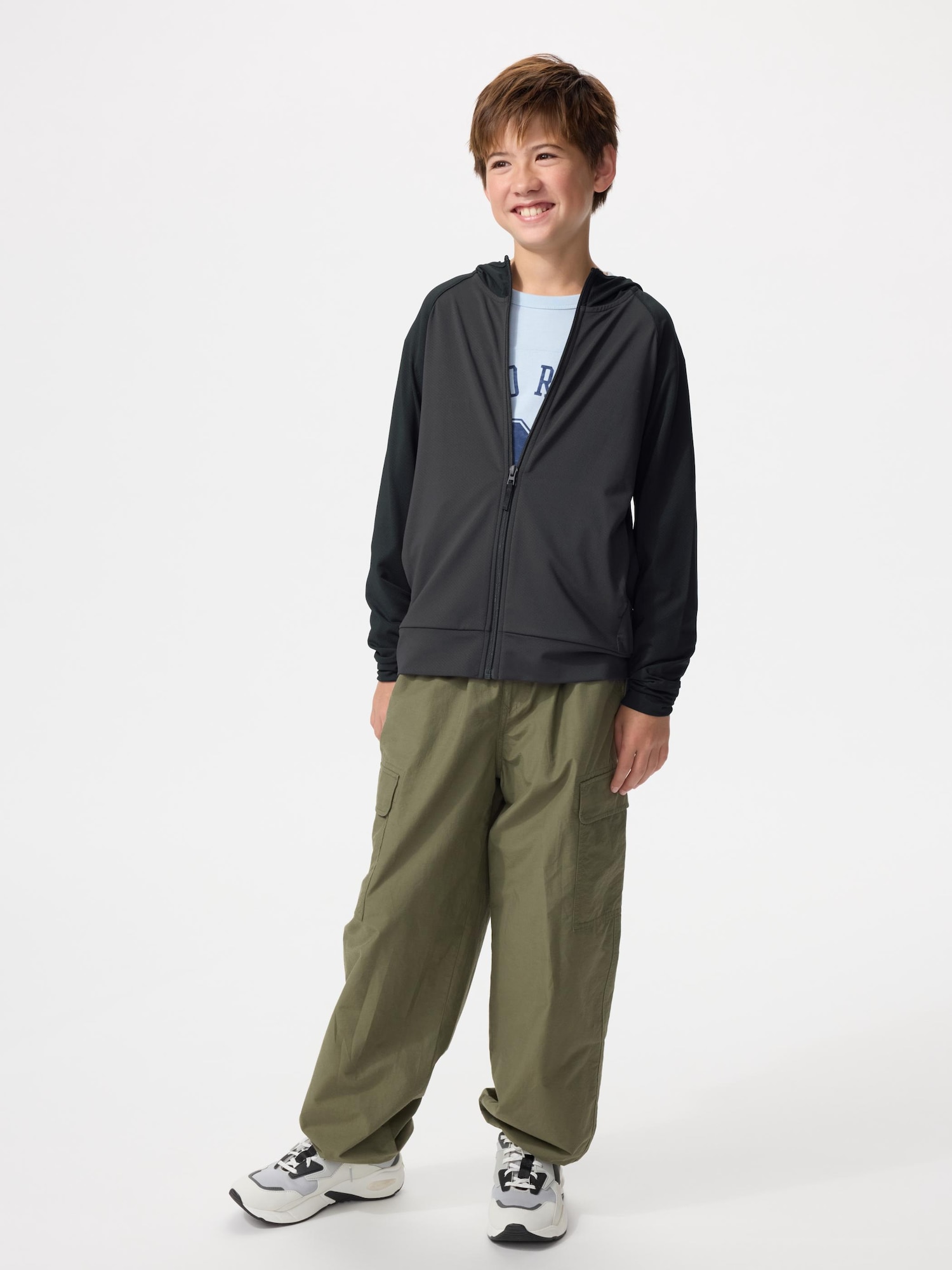 Детская утеплённая куртка KIDS AIRism с защитой от УФ-лучей