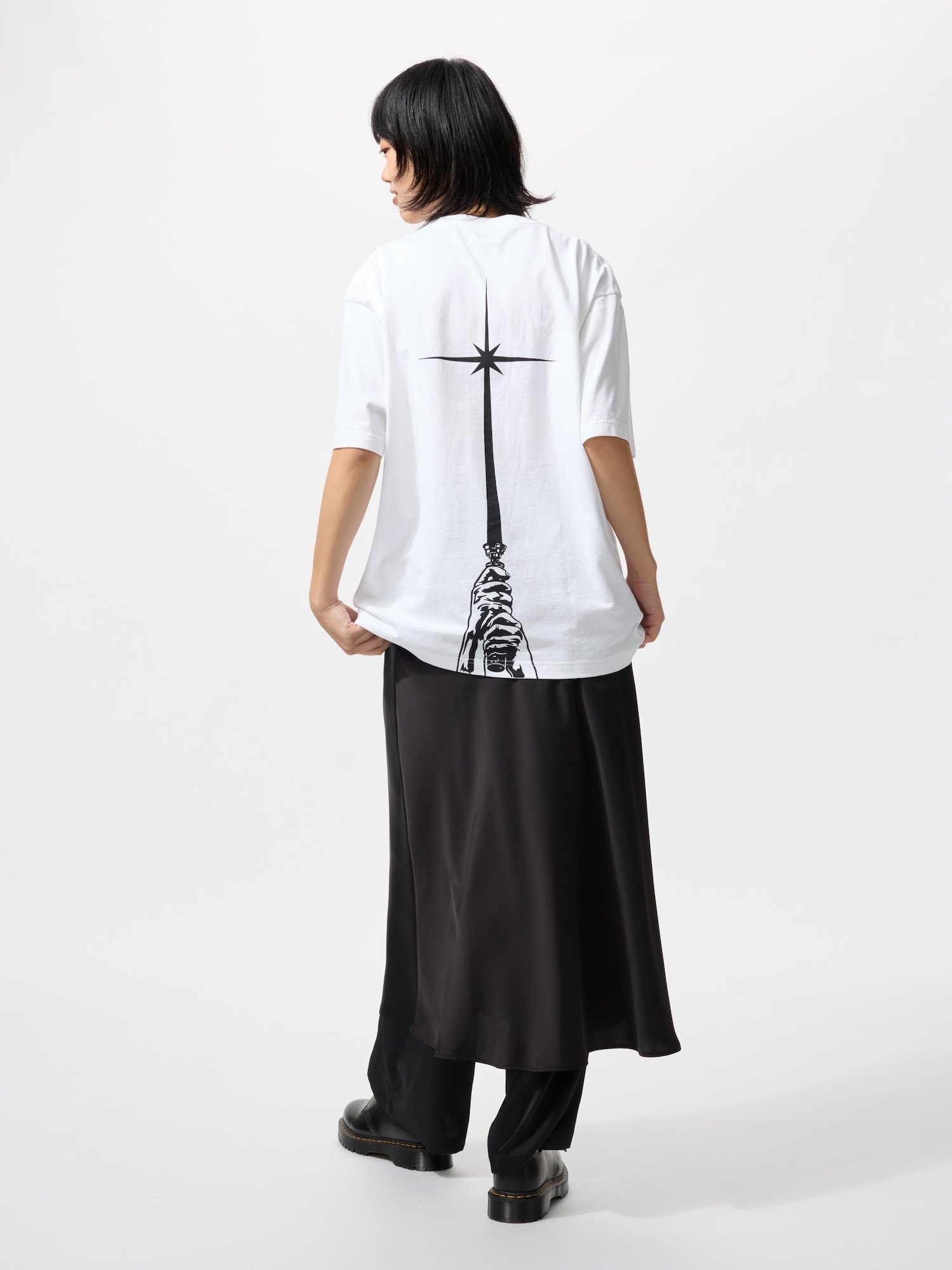 Вечная магия, однотонная футболка с принтом (короткий рукав)