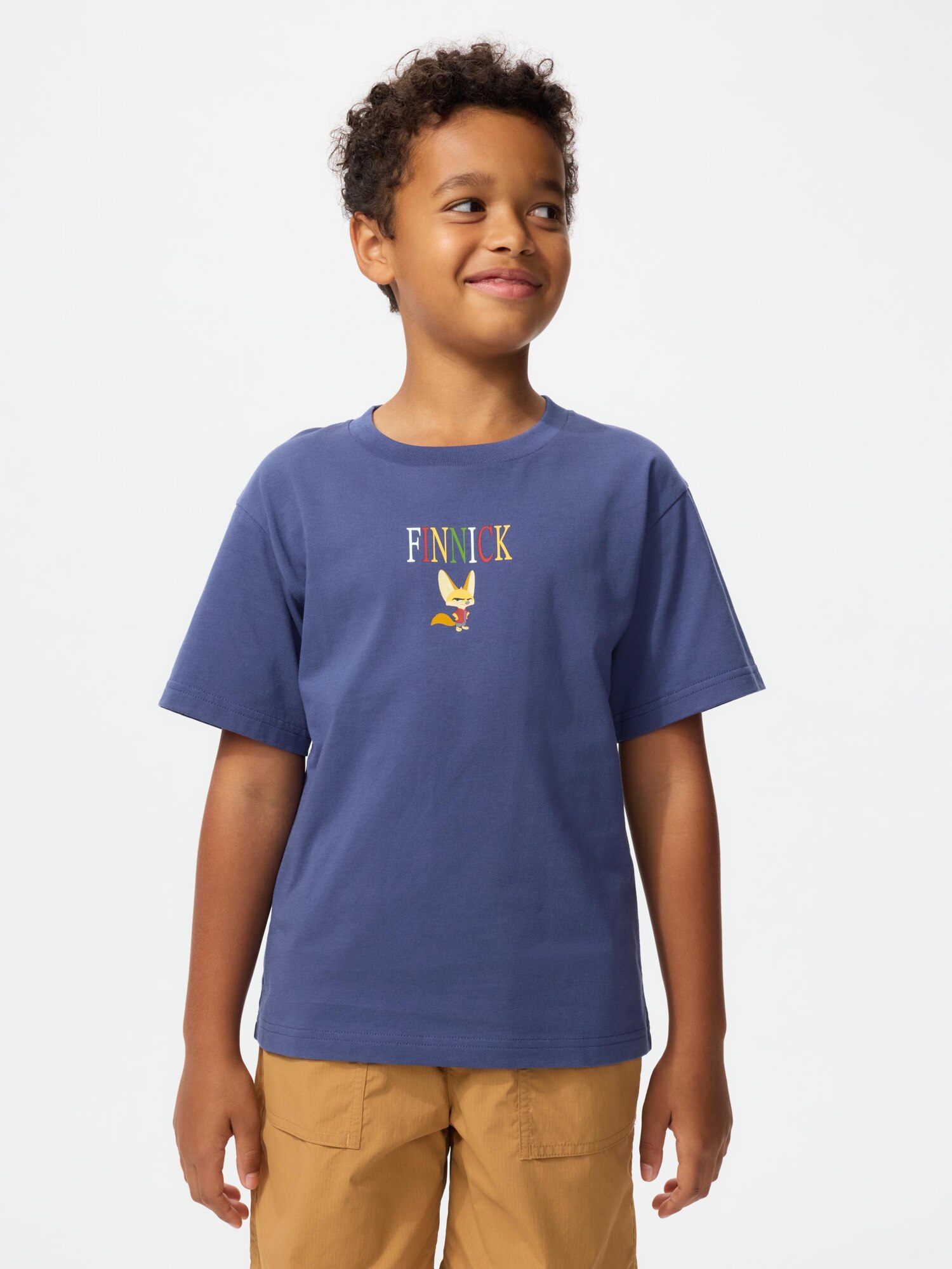 Детская футболка с коротким рукавом и принтом «Зверополис»