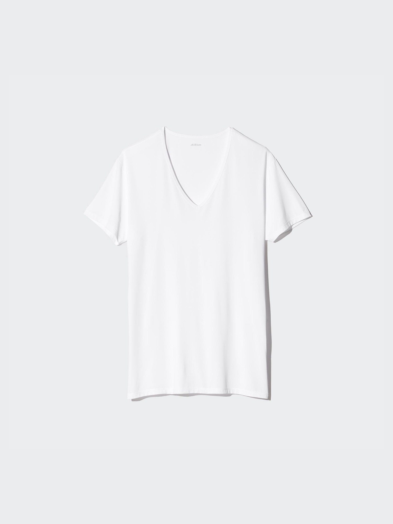Футболка V-образным вырезом AIRism (с коротким рукавом)
