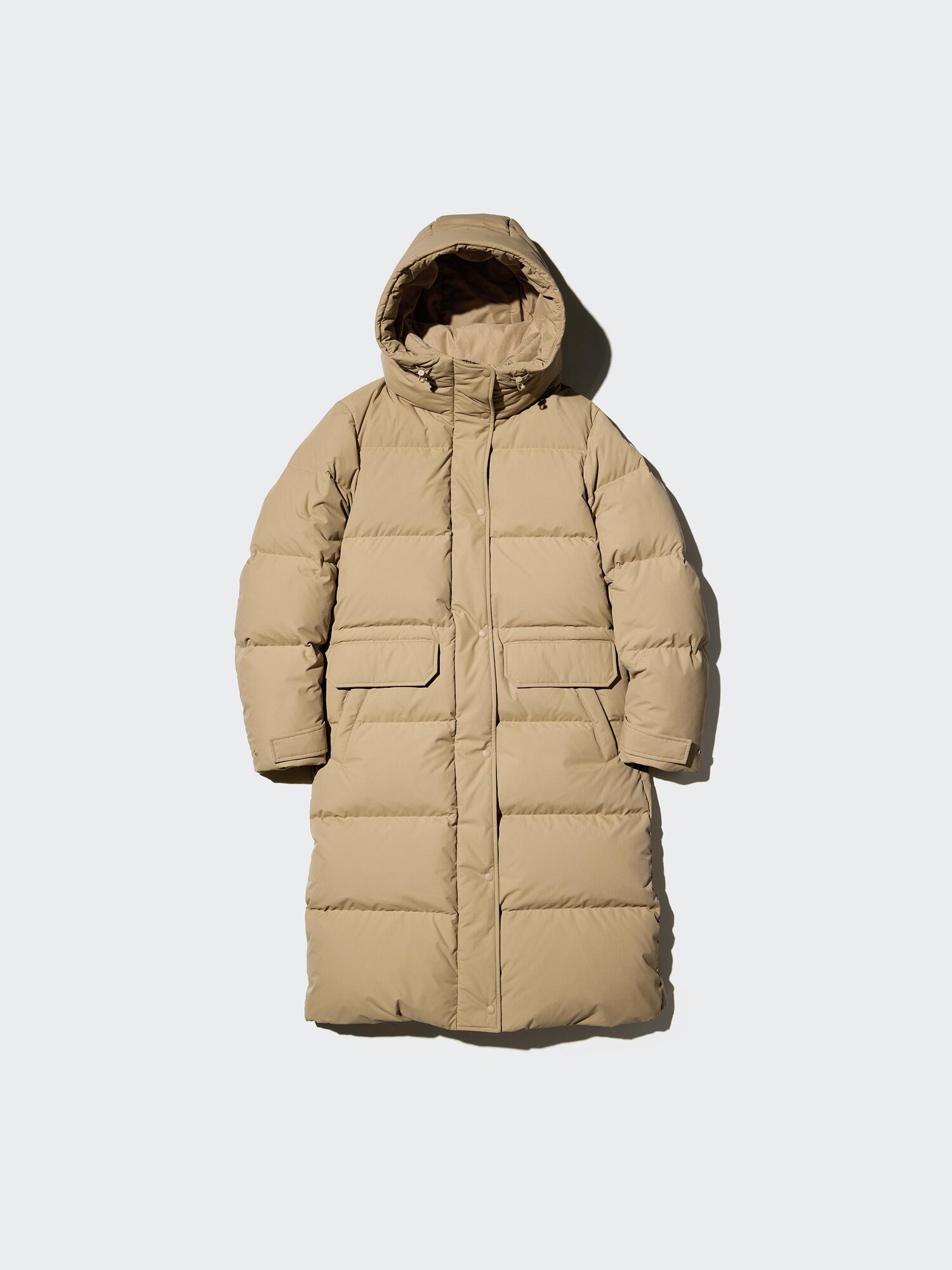 Ультра теплое длинное пуховое пальто