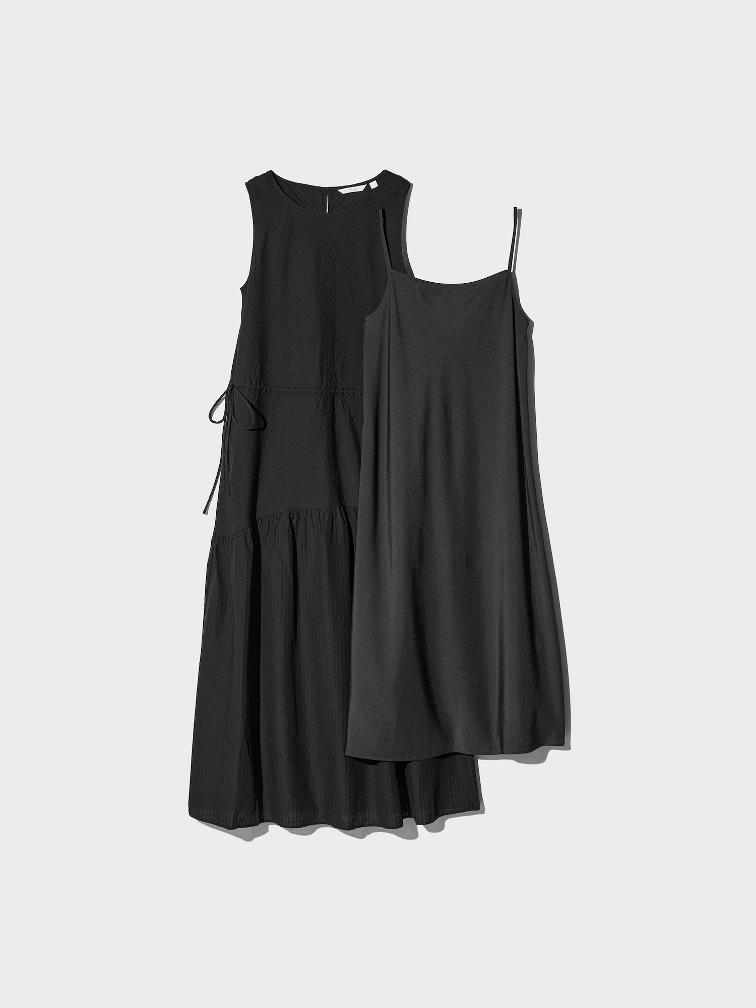 Платье-сарафан из льняной смеси (без рукавов)