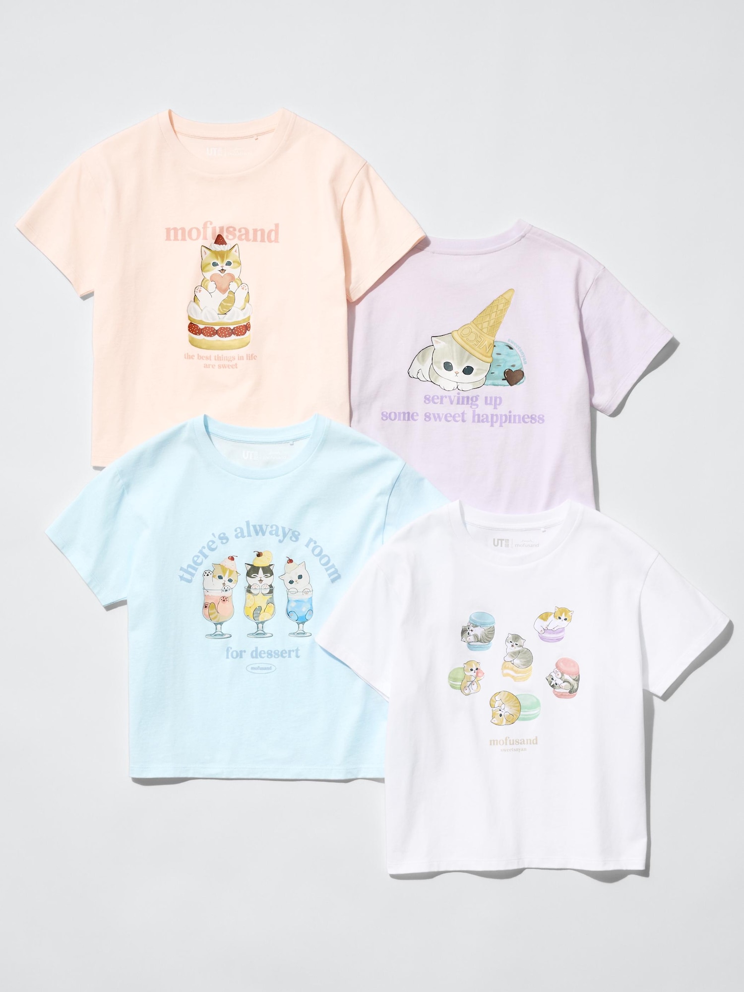 Девочки, футболка UT с графическим принтом, короткий рукав