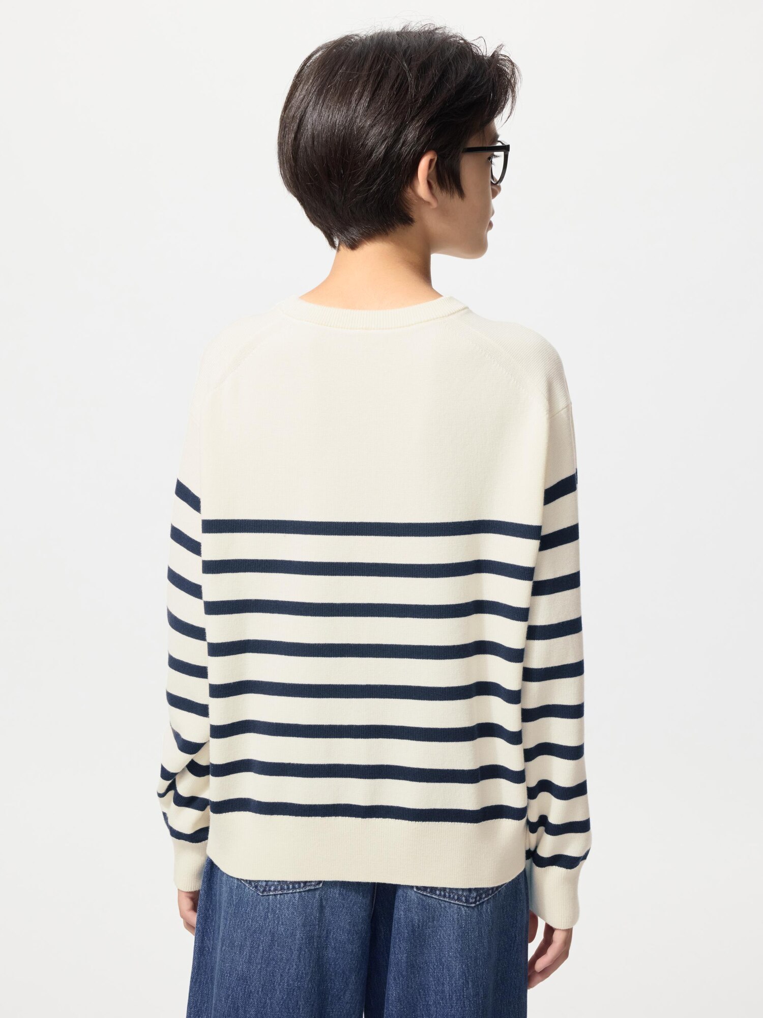 Детский свитер с рипс-эффектом, поддающийся стирке (в полоску)