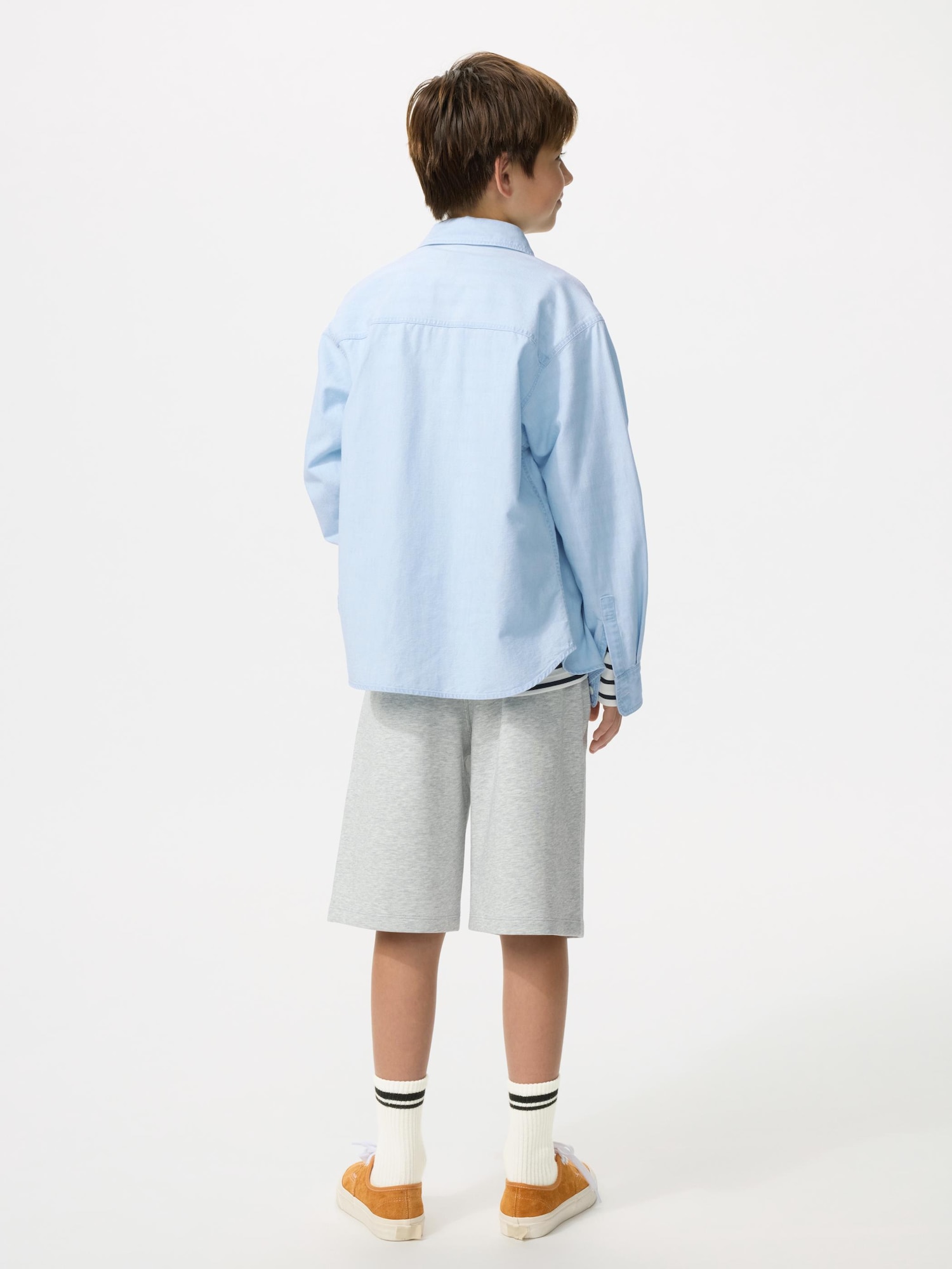 Детские полупряжки AIRism из хлопка (однотонные)