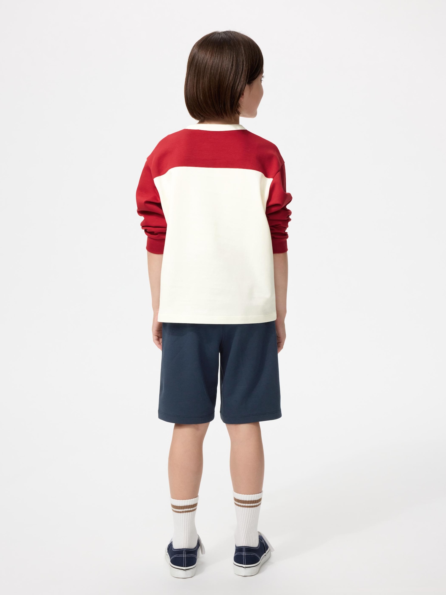 Детские полупрозрачные шорты из хлопка AIRism с принтом