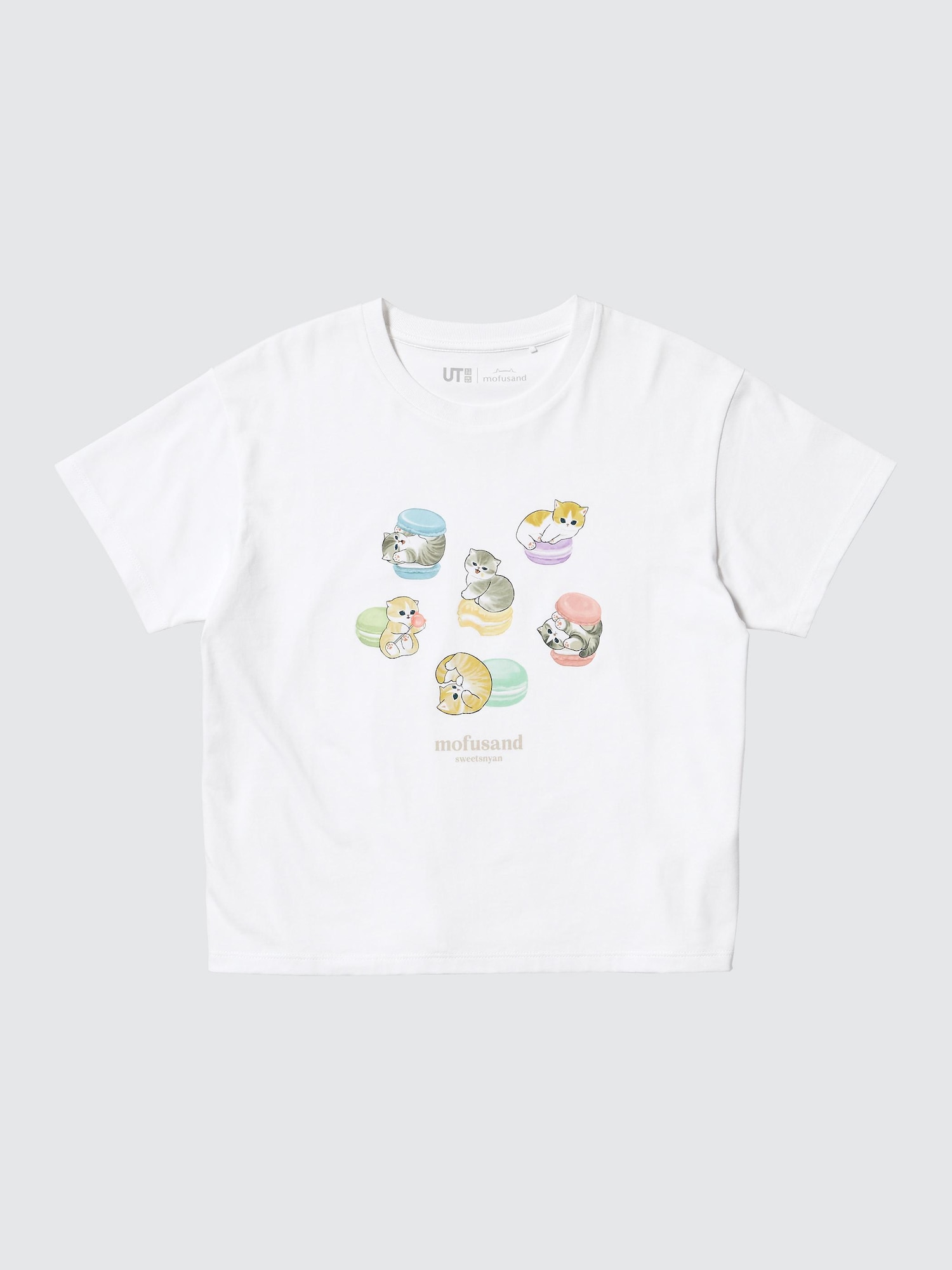 Девочки, футболка UT с графическим принтом, короткий рукав