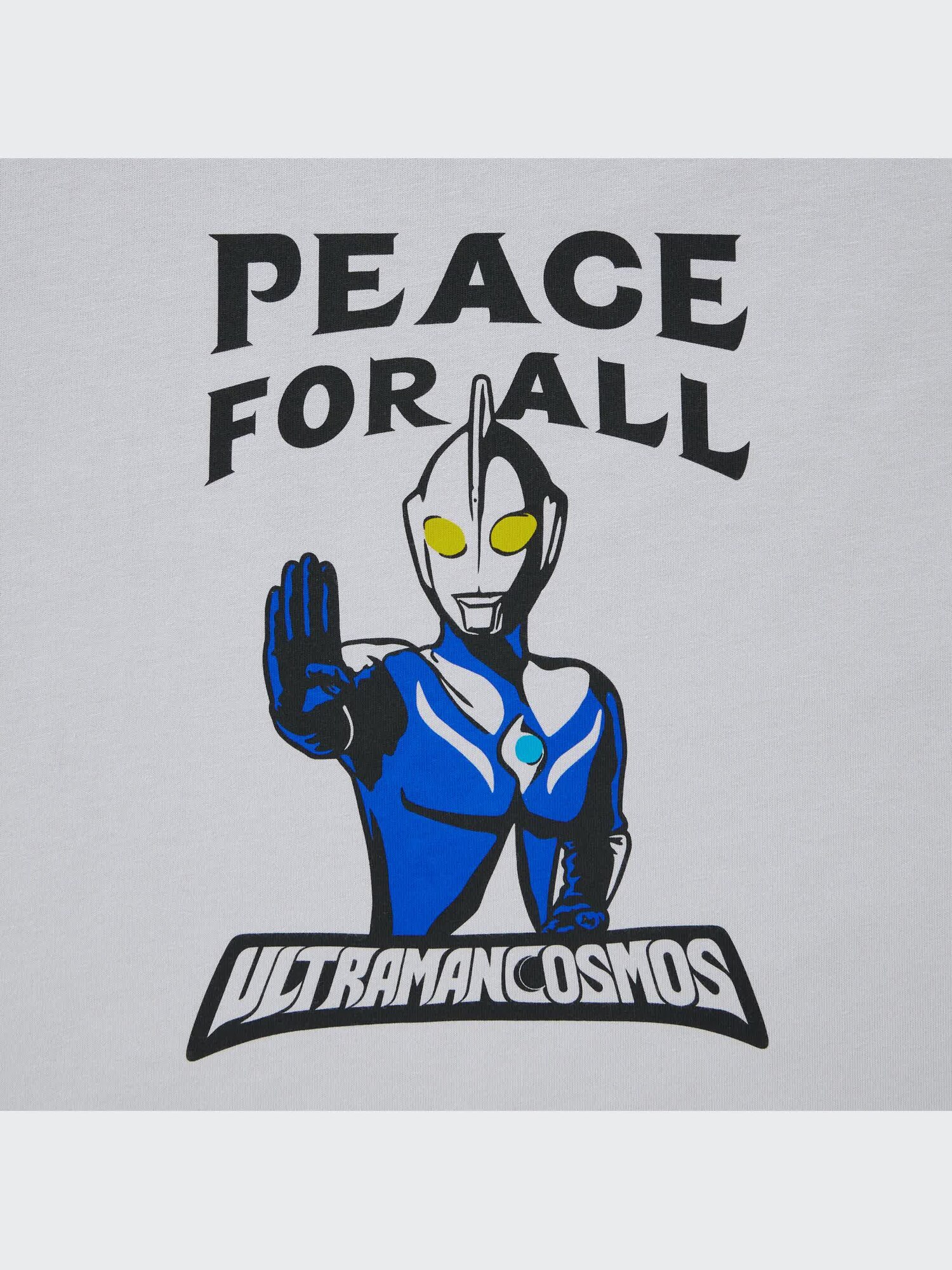 PEACE FOR ALL Графическая футболка (короткий рукав, стандартный крой) ULTRAMAN