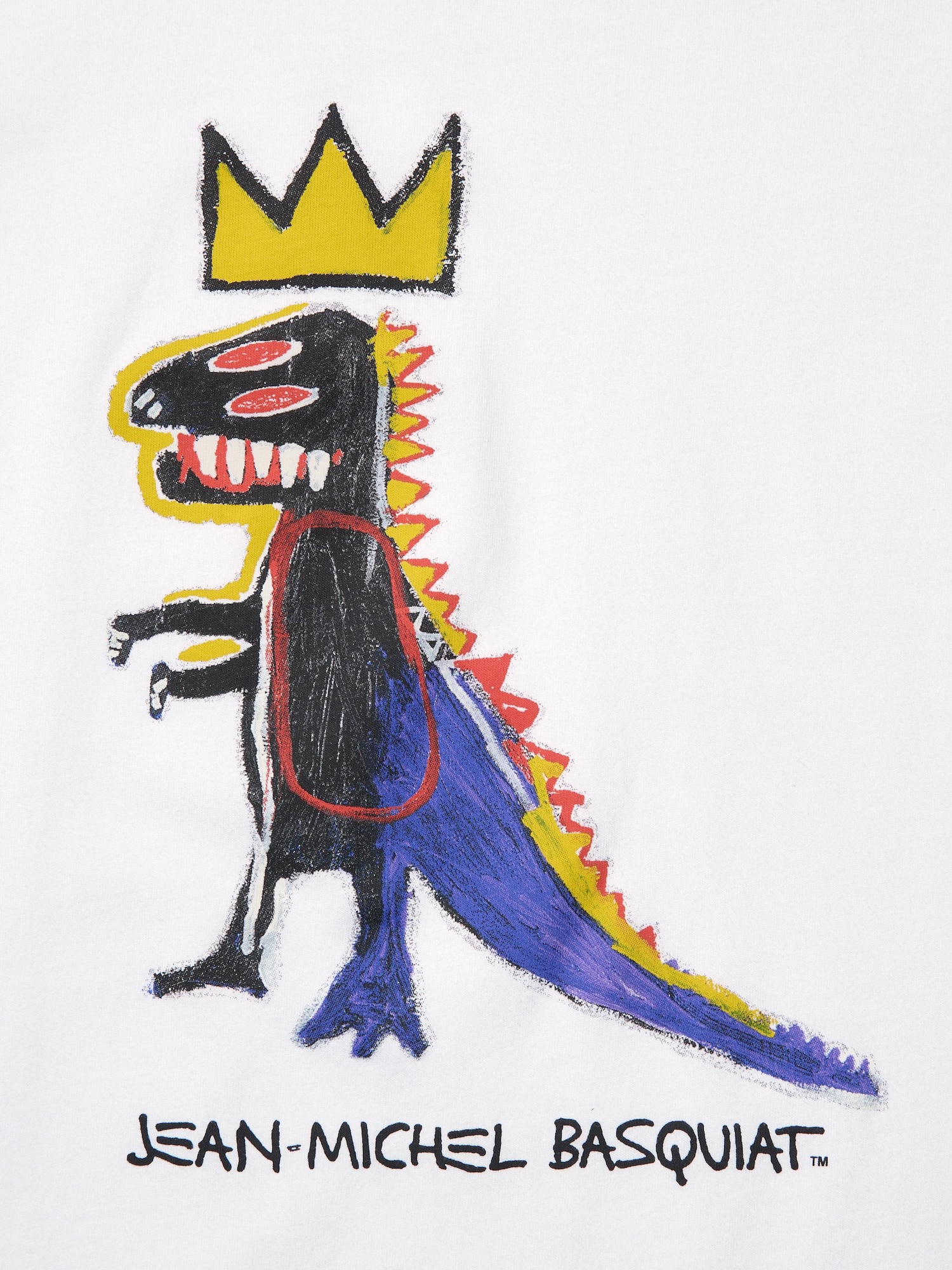 Детская футболка с графическим принтом NY POP ART (с коротким рукавом), Basquiat B