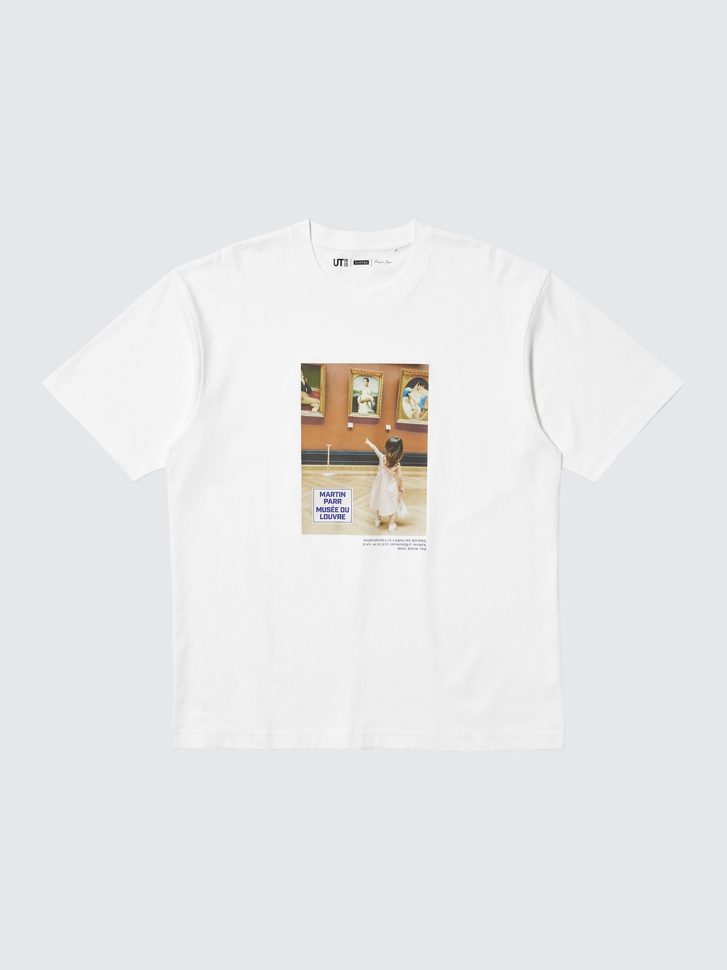 Футболка UT с принтом Лувра (с коротким рукавом)