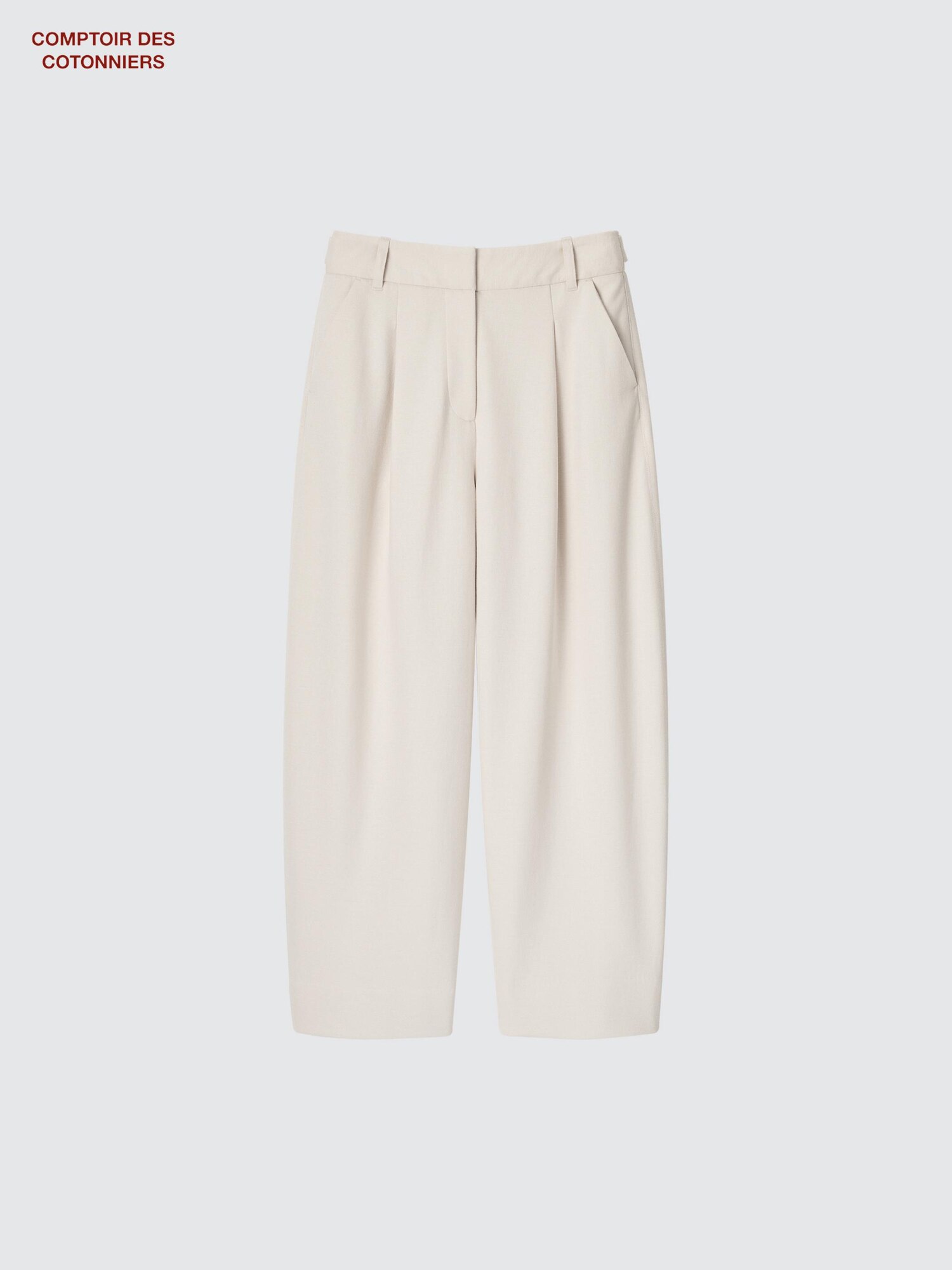 Брюки-колышки из шерстяного трикотажа