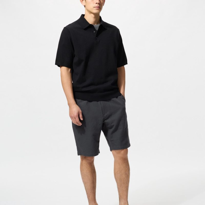 Шорты из льняной смеси