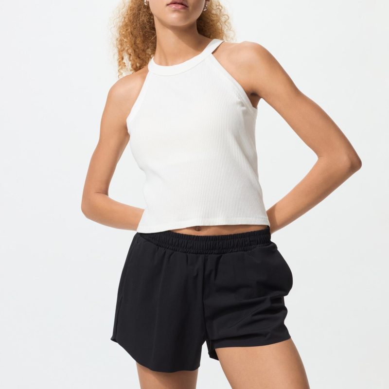 Топ-бюстгальтер без рукавов с бретельками на шее