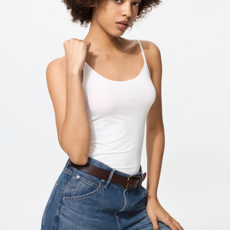 Воздушный топ на бретельках