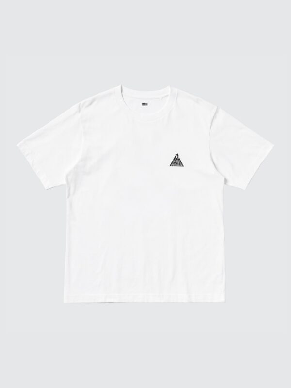 Футболка с круглым вырезом и логотипом UNIQLO (короткий рукав)