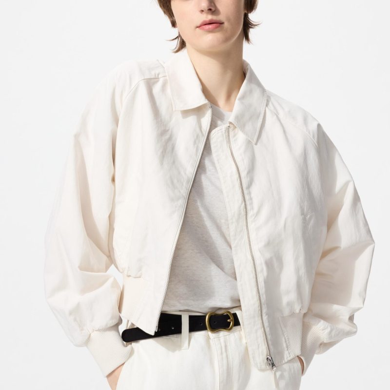 Блузон из вискозного льна