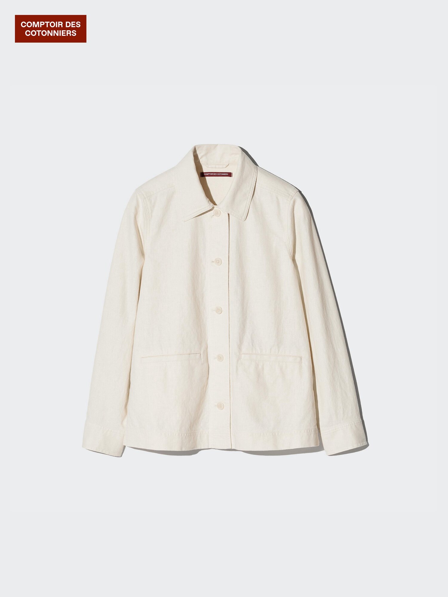 Льняная хлопчатобумажная куртка