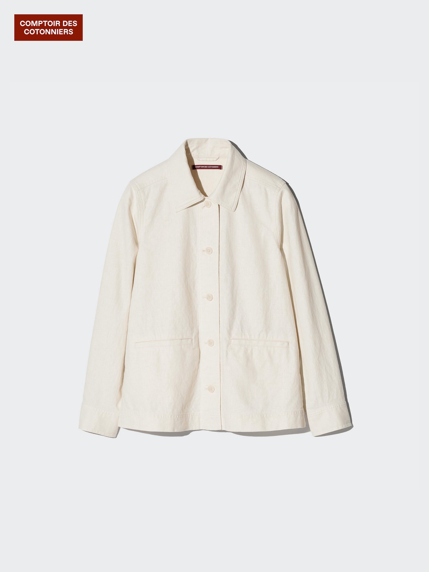 Льняная хлопчатобумажная куртка