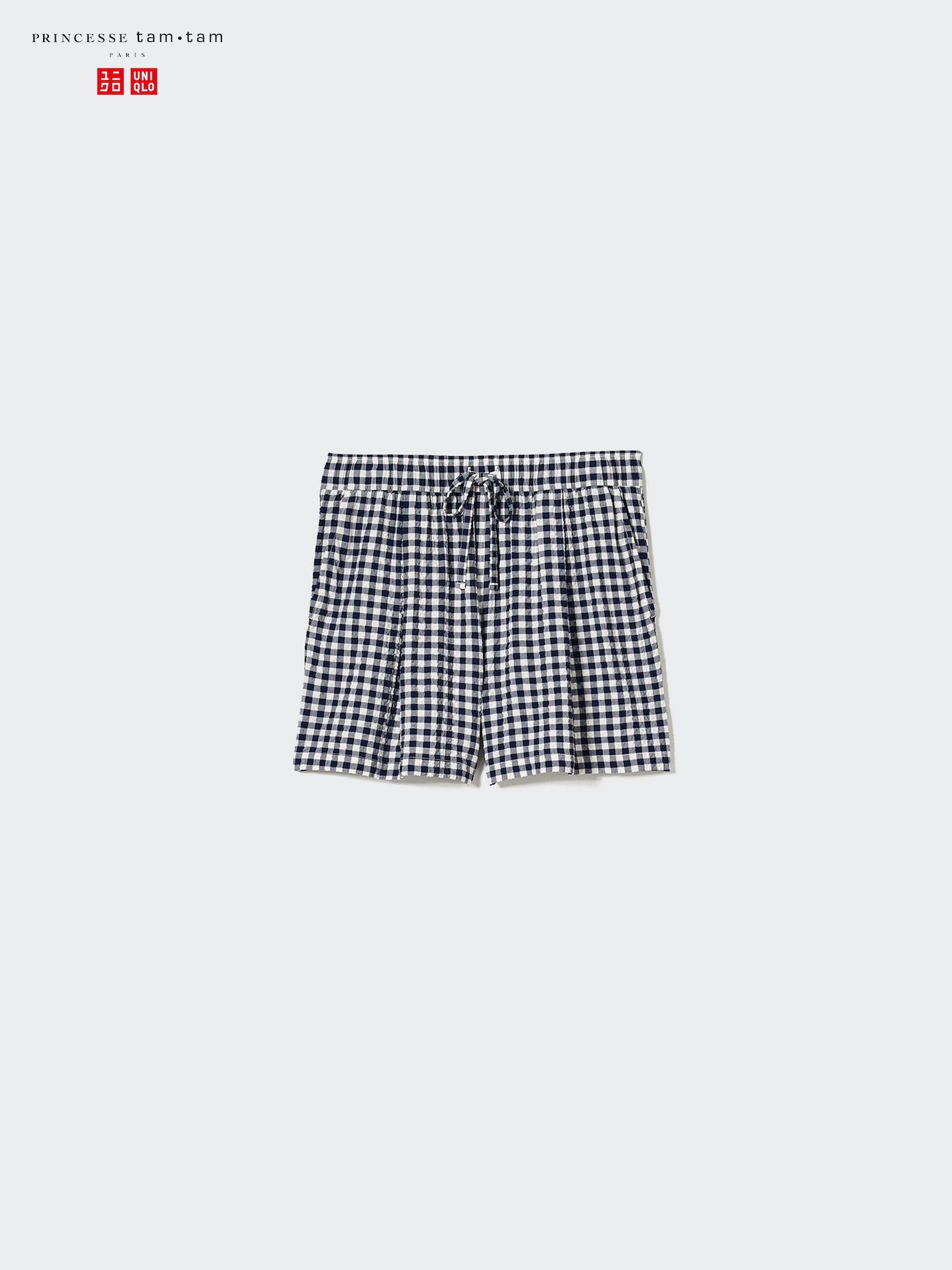 Легкие шорты на резинке (в полоску)