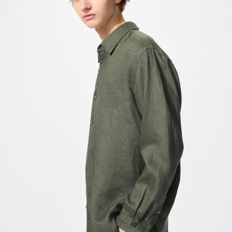 Рубашка из 100% высококачественного льна