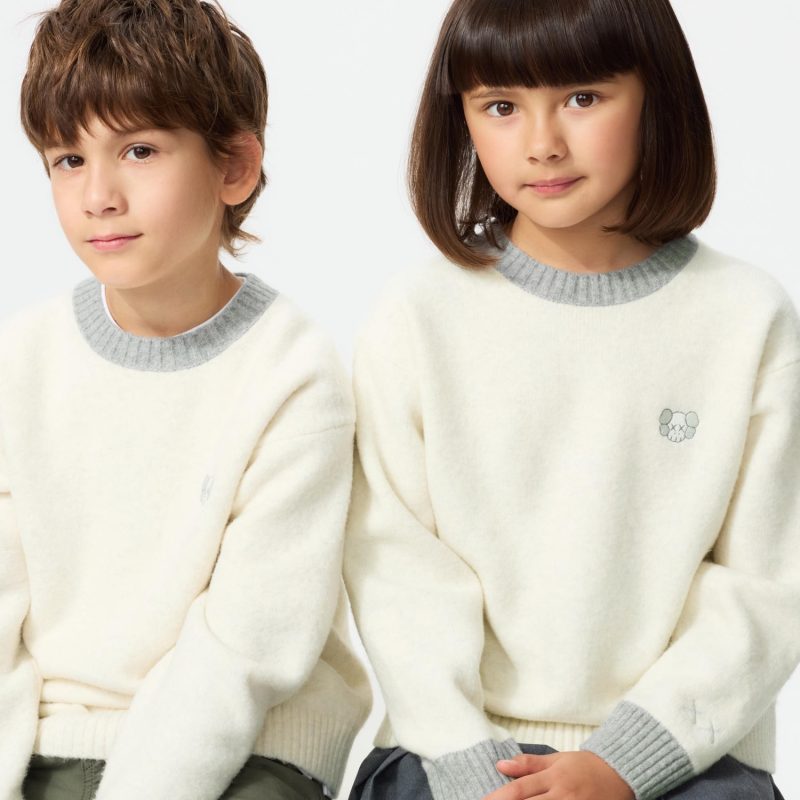 Джемпер из зимней пряжи KAWS с суфле