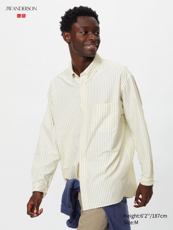 Оксфордская рубашка Оверсайз (в полоску)