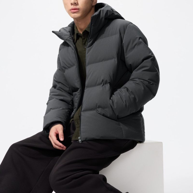 Бесшовная пуховая парка