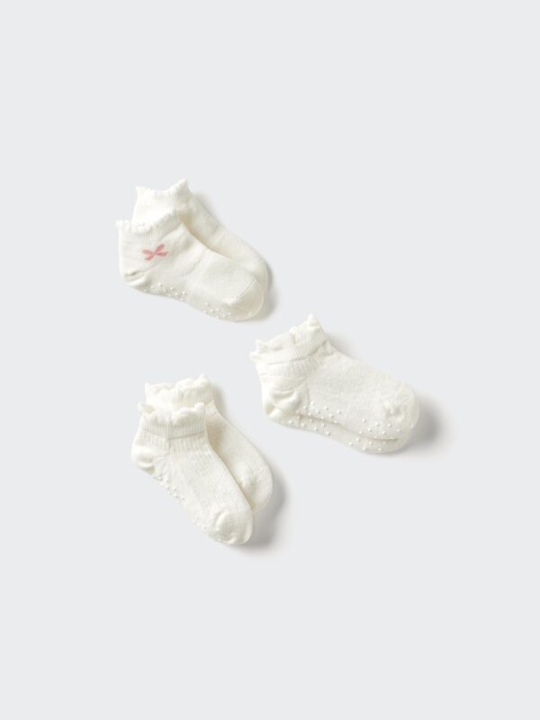 Детские короткие носки 3 пары