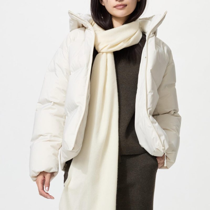 Бесшовная пуховая парка