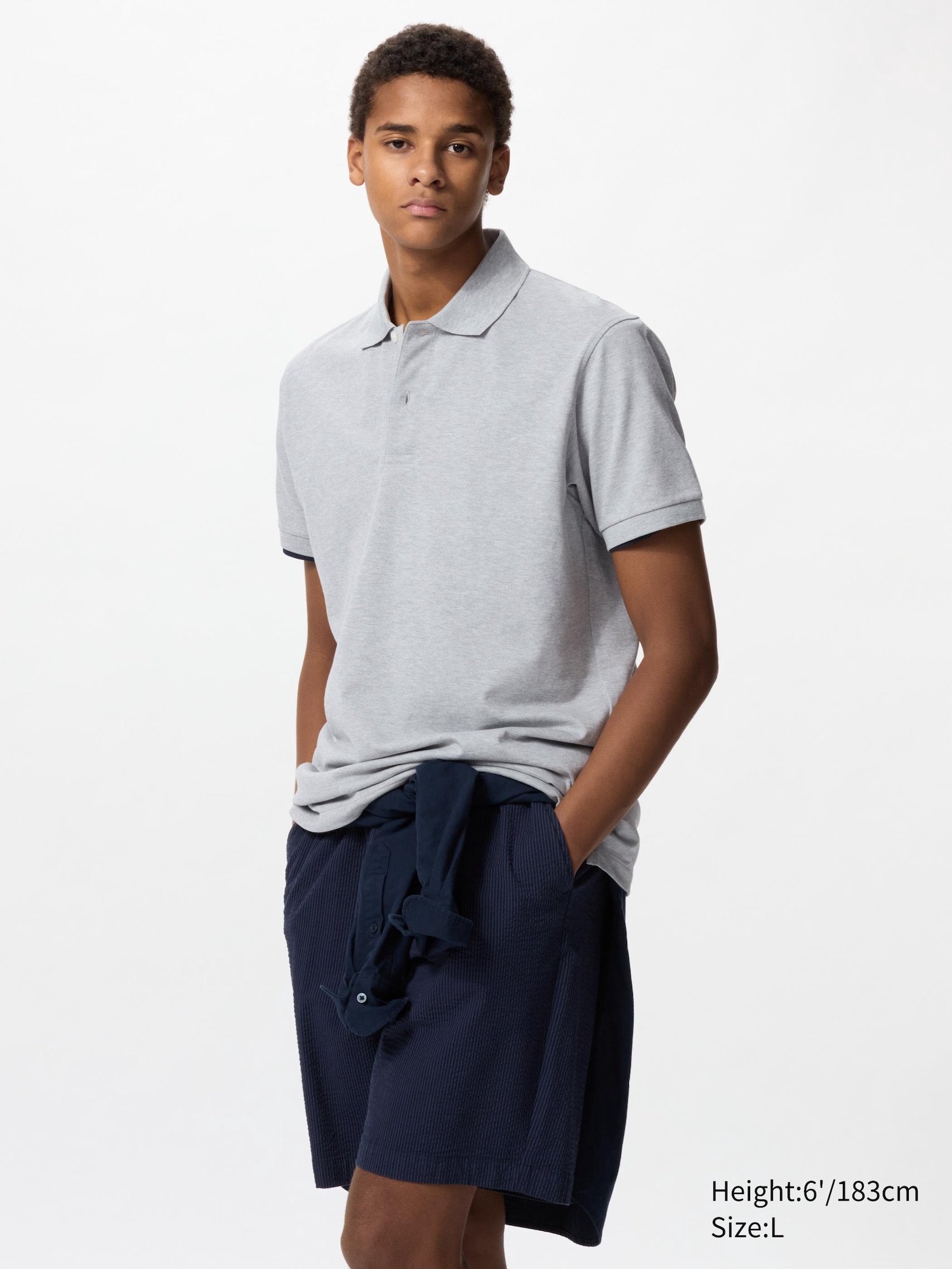 СУХАЯ рубашка поло из пике