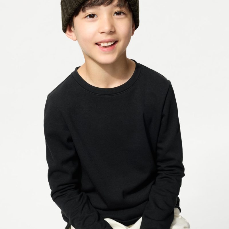 Ультратеплая футболка HEATTECH с круглым вырезом горловины (длинный рукав)