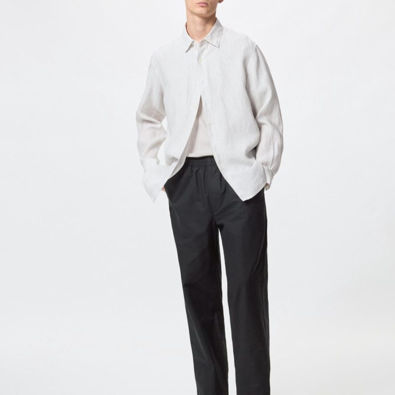 Легкие брюки из льняной смеси