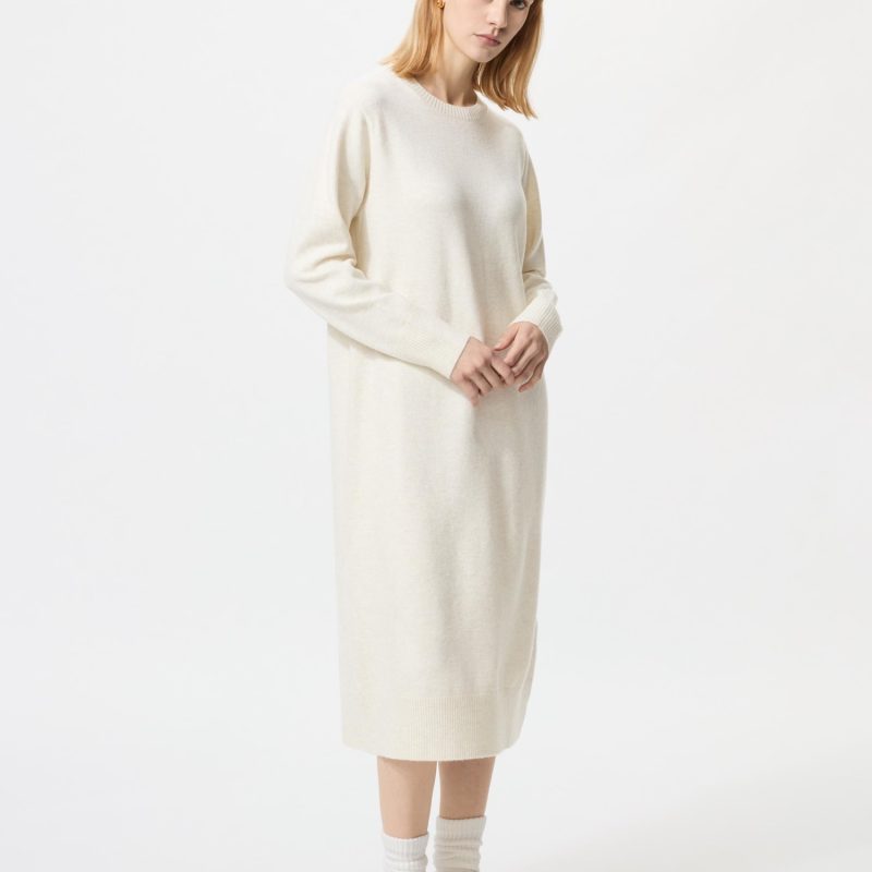 Платье из пряжи-суфле