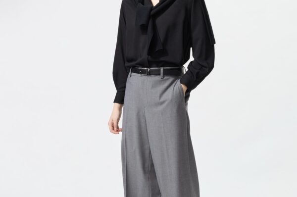 Элегантные широкие брюки (удлиненные)