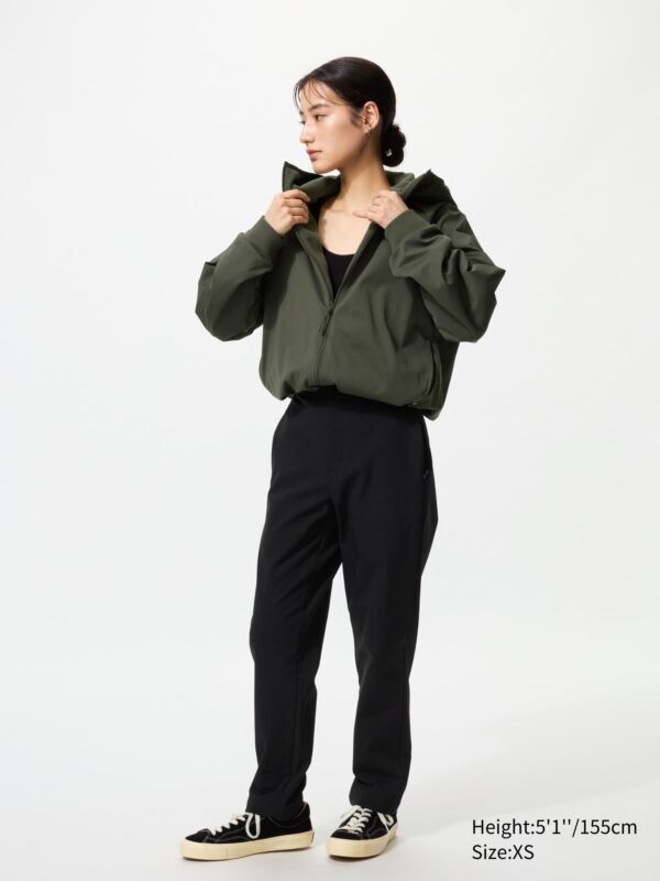 Теплые брюки-стрейч (укороченные)