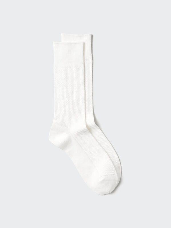 Носки из смесового пике с хлопком супима