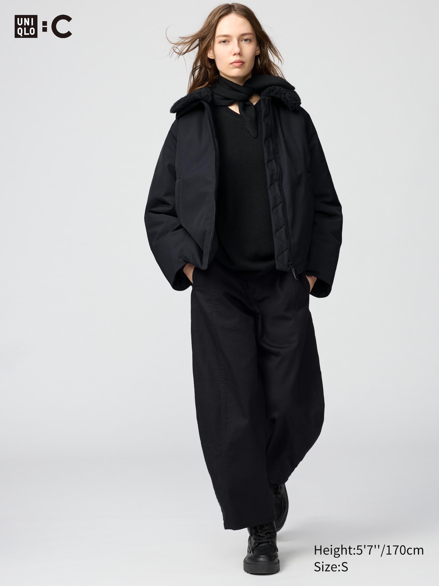 Хлопчатобумажные брюки с изгибом щиколотки