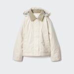 Короткая куртка из материала PUFFERTECH