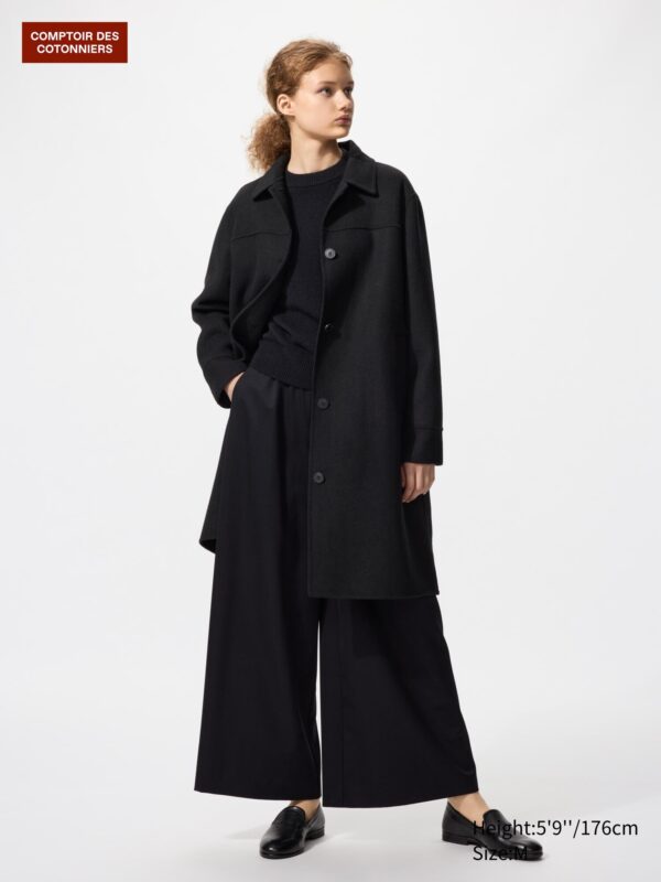 Двустороннее длинное пальто