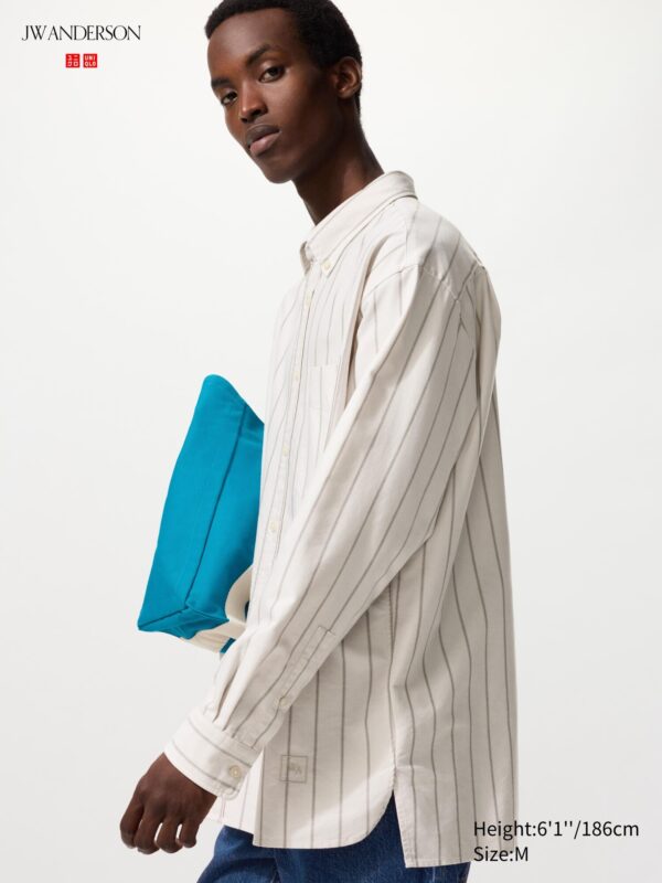 Оксфордская рубашка Оверсайз (в полоску)