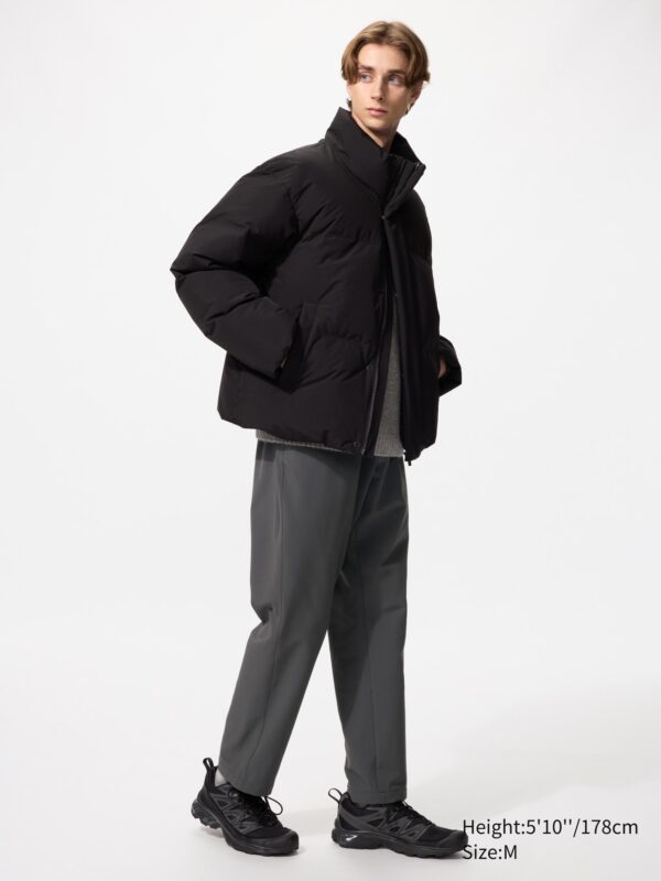 Теплые брюки-стрейч (укороченные)