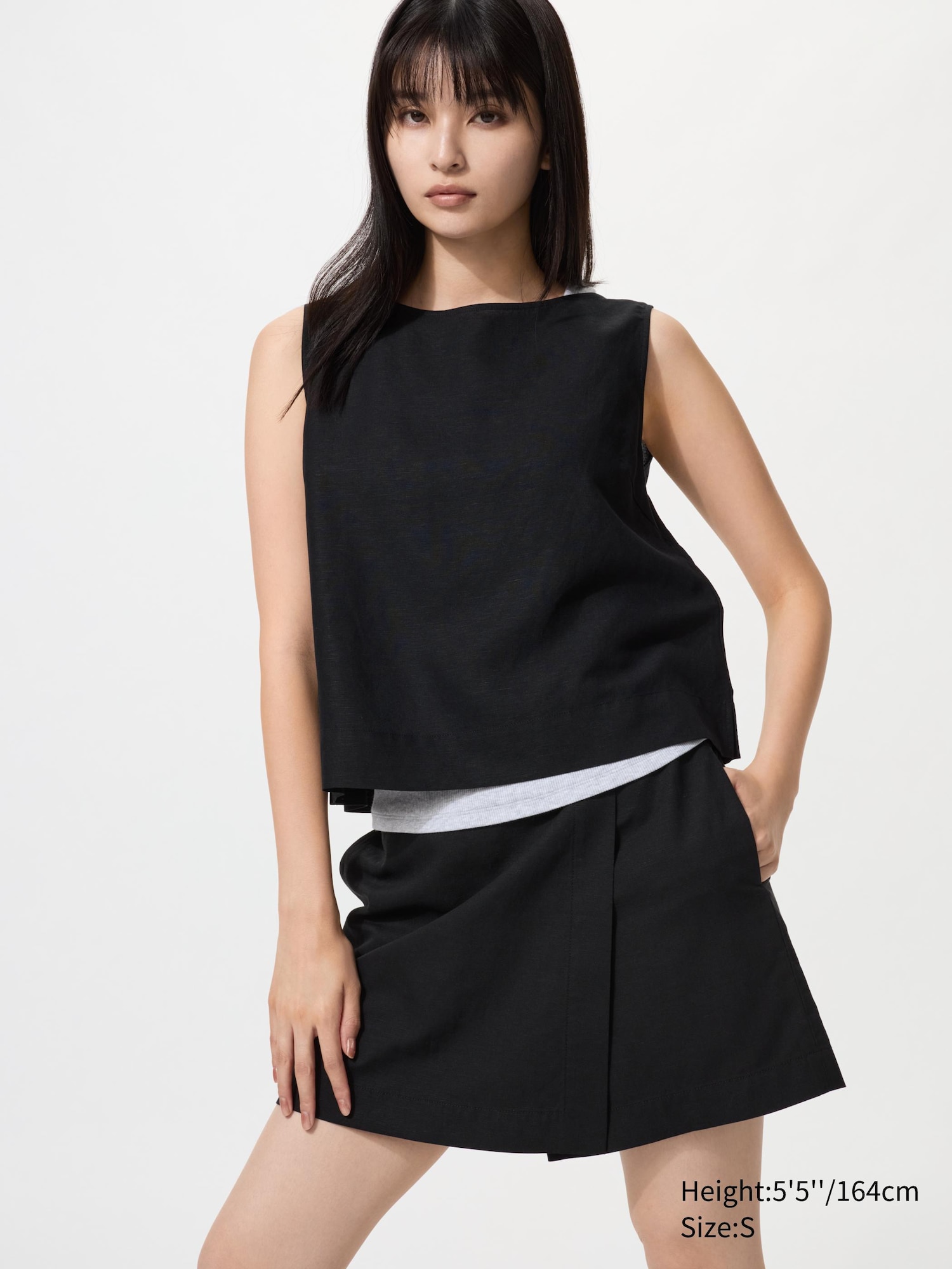 Льняная смесь Skort