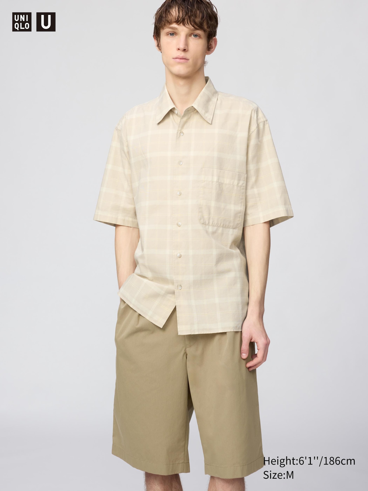 Boxy Shirt (Short Sleeve, Check)